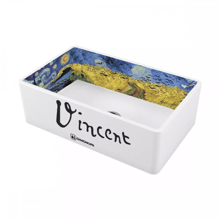 Картинка Omoikiri Mikura 76-Vangogh Natceramic/белый