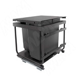 Превью картинка Vibo KOMBI 2.0 M60W Система сортировки и хранения, 2 емкости (33л+33л), креп. фасада, полн.выдв., плавн.закр., направл. Nova Pro, крышка-полка (KOMBI2GME602SCGMRF) #1