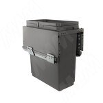 Превью картинка Vibo GLOBE 2.0 M30W Система сортировки и хранения, 1 емкость (33л), креп. фасада, полн.выдв., плавн.закр., направл. Nova Pro, без крышек. (PG2GME301SCGM) #1