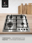 Превью картинка Газовая варочная панель Lex GVS 640 IX газовая панель #5