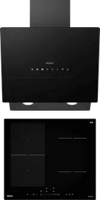Картинка Haier индукционная варочная поверхность HHY-Y64WFLBH + вытяжка HVY-W672GBH
