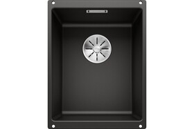 Картинка Blanсo SUBLINE 320-U SILGRANIT PuraDur черный с отв.арм. InFino