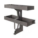 Превью картинка Vibo KARLO M75 Выдвижной двухуровневый механизм для корпусов верхнего яруса (KARLO75GM) #1