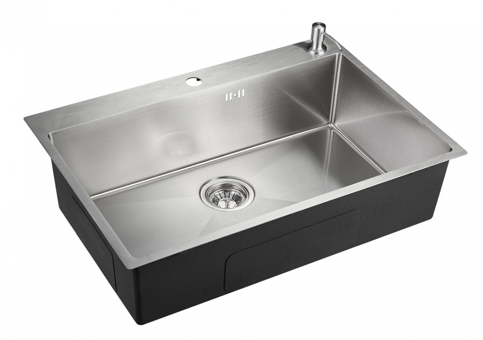 Фото Металлическая мойка EMAR EMB-125A PVD Nano Satine