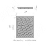 Превью картинка Gollinucci DESIGN Лоток кухонный для столовых приборов для ящика c фасадом 450 мм, цвет белый (6740B325PZ) #5