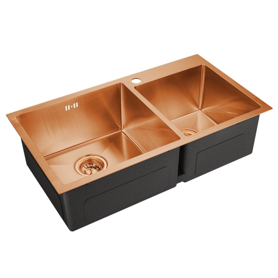 Фото Металлическая мойка EMAR EMB-210 PVD Nano Coppery