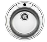 Превью картинка Металлическая мойка Zigmund & Shtain KREIS 480.8 Лен #1