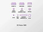 Превью картинка Телевизор Haier H32S80GFG #15