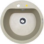 Превью картинка Гранитная мойка Zigmund & Shtain KREIS 505F Речной песок #1