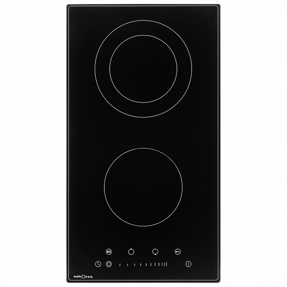 Фото Электрическая варочная панель домино KRONA LAUREL 30 BL