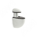 Превью картинка PULSE ПЕЛИКАН Менсолодержатель для деревянных и стеклянных полок 0-20 мм, белый матовый (SHH.08.WTM) #1