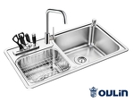 Превью картинка Металлическая мойка Oulin OL-H9910 #2