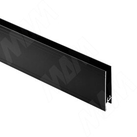 Картинка PULSE INTEGRO Горизонтальный профиль нижний черный (анод), L-6000 (IN05050A)