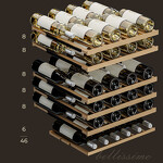 Превью картинка Шкаф винный  Meyvel Винный холодильник (шкаф) компрессорный MEYVEL MV46PRO-KBT2 (Итальянский орех) #2