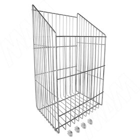 Картинка Vibo ROUND Корзина для белья, хром (KBPBG)