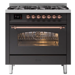 Превью картинка Центр варочный ILVE  P366DDNSY матовый графит (фурн. медь) #1