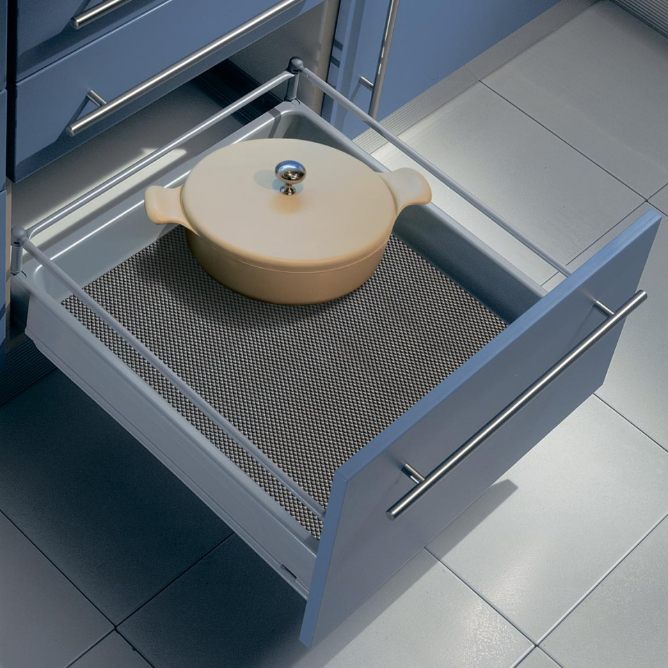 Фото Duslar Коврик CUBA противоскользящий, длина 20 000 мм, ширина 474 мм, толщина 1.1 мм, антрацит