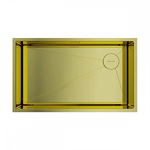 Превью картинка Металлическая мойка Omoikiri Taki 74-U/IF Side-LG нерж. сталь/светлое золото #1