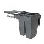 Превью картинка PULSE PROBOX LT F45 Система сортировки и хранения, 2 емкости (2x27), креп. фасада, полн.выдв., плавн.закр., графит (BRD452-54DG) #2