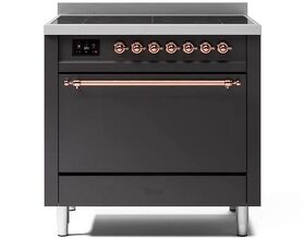 Картинка ILVE PI366QNSY/MGP матовый графит (фурн. медь)