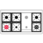 Превью картинка Центр варочный ILVE M12FDNE3/SSC нержавеющая сталь (фурн. хром) #2
