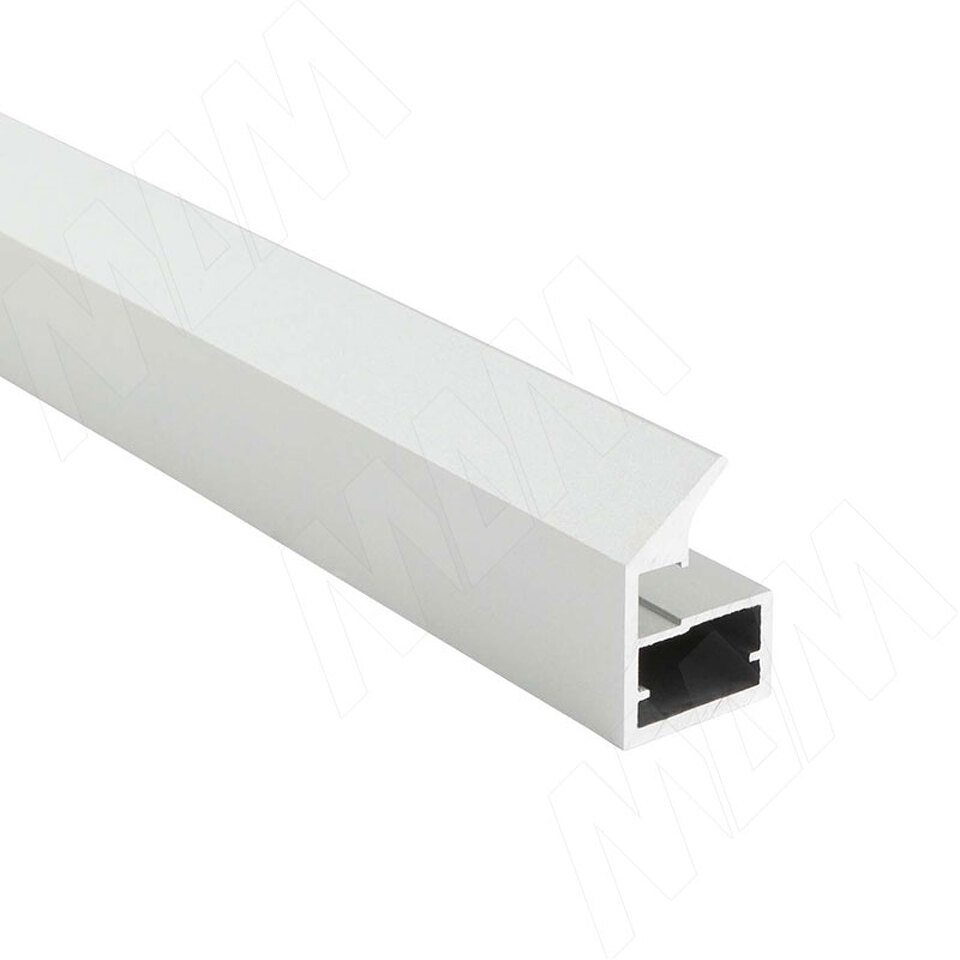 Фото PULSE LINEA Профиль рамочный узкий, с наклонной ручкой, серебро (анод), L-5400 (FP00738TAL)