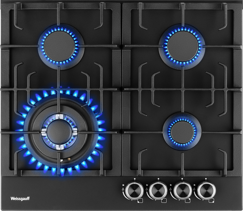 Фото Газовая варочная панель Weissgauff HGG 641 BV Nano Matt Glass