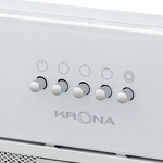 Превью картинка Полновстраиваемая вытяжка KRONA KATE 600 GLASS WHITE PB K #3