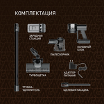 Превью картинка Пылесос Weissgauff V15 BLDC 250 Nero Turbo #15