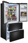 Превью картинка  Холодильник side by side Meferi MFR83BLACK IX TOTAL NO FROST FRENCH DOOR COMFORT #4