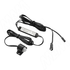 Картинка PULSE Выключатель инфракрасный (PIR) на движение, черный, 12/24V, 36/72W (SW1-PIR-1BL)