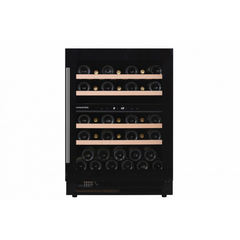 Фото Шкаф винный  Винный холодильник (шкаф) компрессорный Dunavox 39 бут DAU-39.121DB