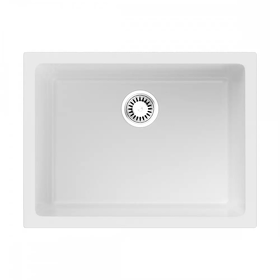 Картинка Omoikiri Okinoshima 61-U/I-WH Glossy Natceramic/белый глянцевый