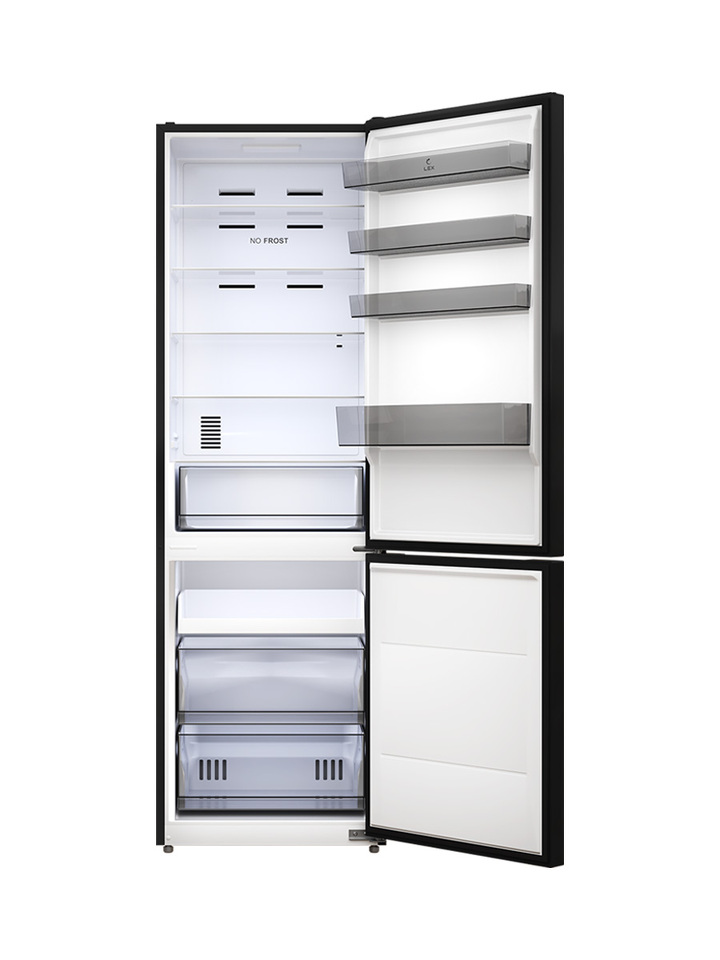 Фото Холодильник с нижней морозилкой Lex LKB201BLGIDMax Wind - холодильник отдельностоящий