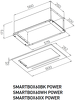 Превью картинка Полновстраиваемая вытяжка Meferi SMARTBOX60WH POWER #2