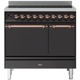 Картинка ILVE PDI096QNE3/MGP матовый графит (фурн. медь)