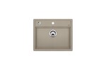 Превью картинка Гранитная мойка Blanсo DALAGO 6 SILGRANIT PuraDur серый беж с клапаном-автоматом #1