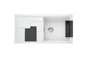 Картинка Blanсo SITY XL 6 S SILGRANIT PuraDur белый аксессуары лава