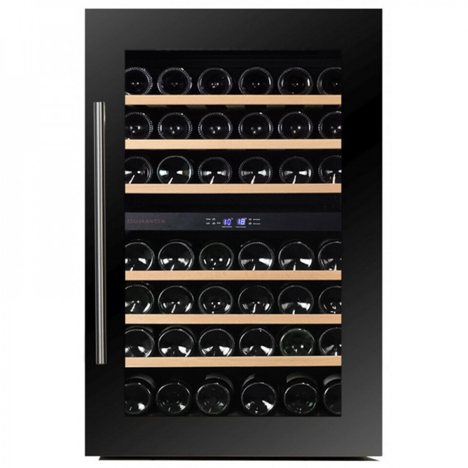 Фото Шкаф винный встраиваемый Винный холодильник (шкаф) компрессорный Dunavox DAB-42.117DB