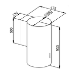 Превью картинка Цилиндрическая вытяжка Maunfeld Lee Wall C 39 нержавеющая сталь #12