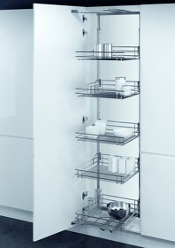 Картинка Vauth-Sagel Система TAL GATE CLASSIC, распашной фасад 600 мм, высота 1900-2140 мм, хром