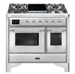 Превью картинка Центр варочный ILVE MD10IDNE3/SSC нержавеющая сталь (фурн. хром) #1