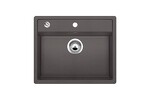 Превью картинка Гранитная мойка Blanсo DALAGO 6-F SILGRANIT PuraDur темная скала с клапаном-автоматом #1