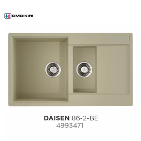 Картинка Omoikiri Daisen 86-2-BE Artgranit/ваниль