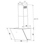Превью картинка Наклонная вытяжка Weissgauff Tau 60 TC BL #20