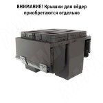 Превью картинка Vibo GLOBE 2.0 M60W Система сортировки и хранения, 4 емкости (20л+20л+10л+9л), креп. фасада, полн.выдв., плавн.закр., направл. Nova Pro, без крышек (PG2GME604SCGM) #3