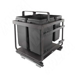 Превью картинка Vibo KOMBI 2.0 M60W Система сортировки и хранения, 4 емкости (20л+20л+10л+10л), креп. фасада, полн.выдв., плавн.закр., направл. Nova Pro, без крышек. (KOMBI2GME604SCGM) #2