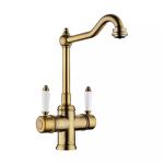 Превью картинка Смеситель для кухни Omoikiri Tottori-AB-022 латунь/античная латунь #1