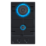 Превью картинка Газовая варочная панель домино Lex GVG 325 BBL газовая панель #3