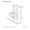 Превью картинка Печь микроволновая встраиваемая Lex BIMO 20.01 BLACK #7